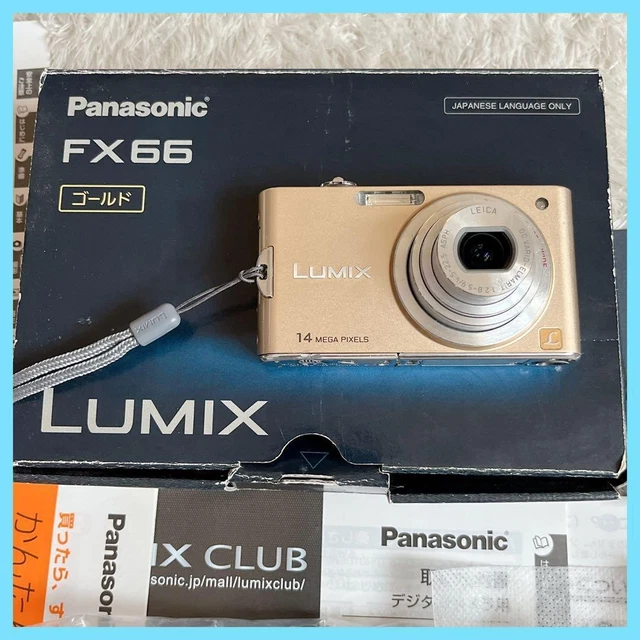 Panasonic Lumix FX66 デジタルカメラ ゴールド Panasonic LUMIX DMC