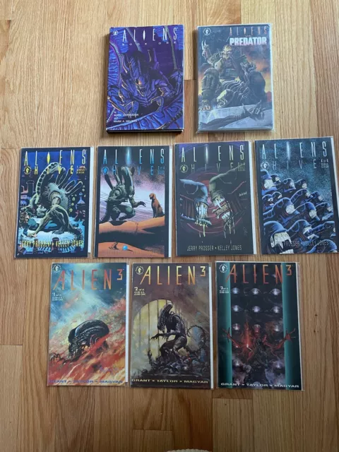Dark Horse Comics ALIENS BOOK ONE.Alien VS Predator,Alien Hive 1-4,Aliens 3 1- 3