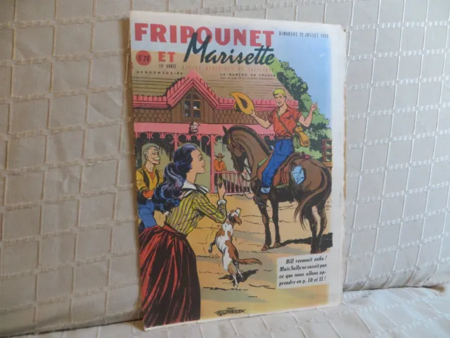 Fripounet et Marisette  12 juillet 1959 n° 28