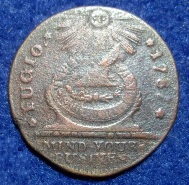 1787 Fugio Copper Cent - 4 Cinq - States United - Free Shipping