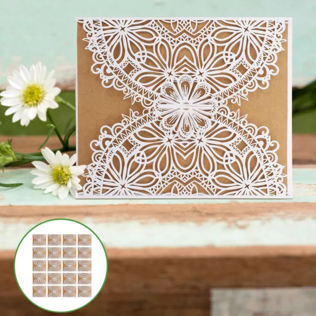 20 Pcs Invitation Cards for Wedding Greeting Vintage Earth Tones