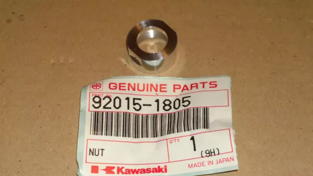 KX-125-250-500 New Genuine Kawasaki Front Fork Internal Alloy Nut No. 92015-1805