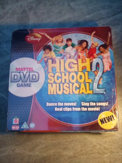 New Disney High School Musical 2 DVD Board Game Dance the moves Sing New Sealed