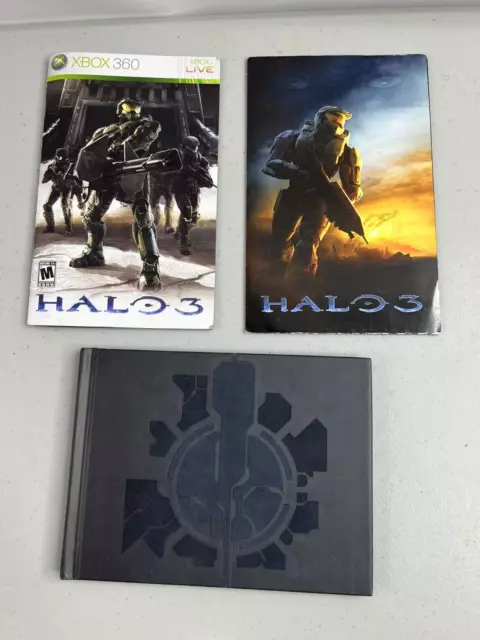 Halo 3 Limited Edition Steelbook Bungie Microsoft Xbox 360 2007 *No Game Discs*
