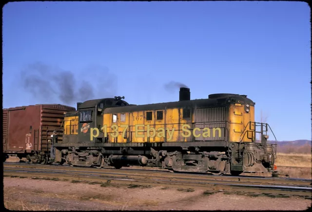 CNW Chicago & North Western CMO Omaha RS-3 167 ORIGINAL 1973 Kodachrome Slide