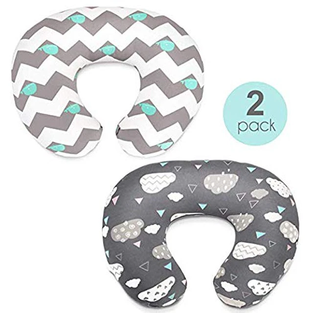 2 Pack U-Shaped Memory Foam Travel Pillow Neck Support Head Rest Airplane Sleep