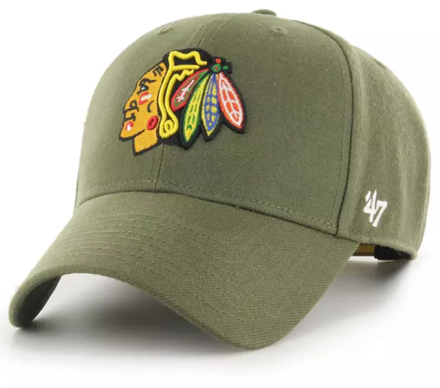 Chicago Blackhawks 47 Brand MVP Sandalwood Snapback NHL Team Cap