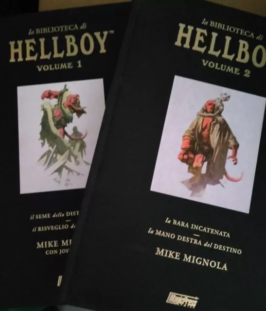 La biblioteca di Hellboy 1-2 Magic Press Dark Horse Mignola