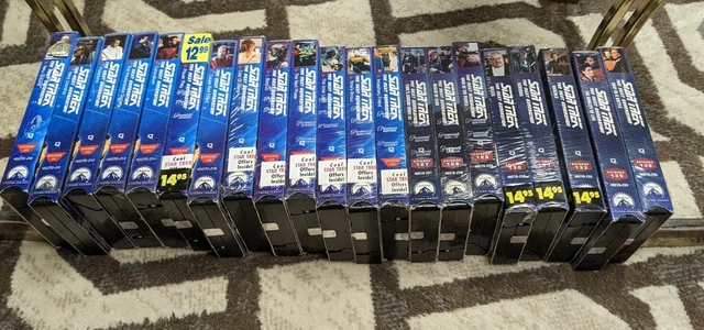 Lot of 21 Star Trek The Next Generation VHS Lot of 21 Star Trek The Next Generation VHS