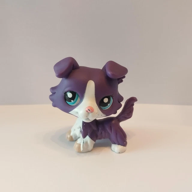 Figurine Littlest Pet Shop – Chien Colley – Réf 1676 – Hasbro – Occasion