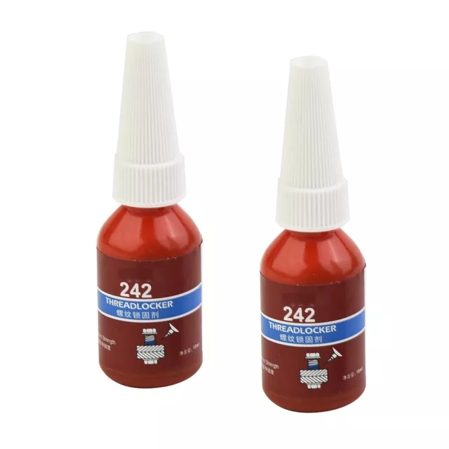 Fast Curing Threadlocker Adhesive for Secure Screw Fastening 2Pcs 10ml