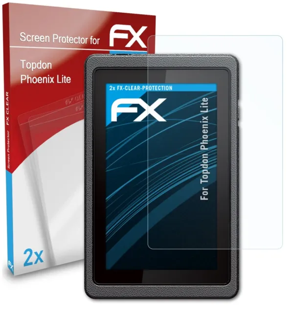 atFoliX 2x Screen Protection Film for Topdon Phoenix Lite Screen Protector clear