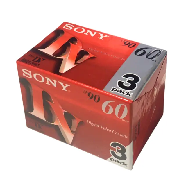 3 Pack SONY DVM60R3 Mini Digital Video Cassette 60min [Sealed] Made in Japan