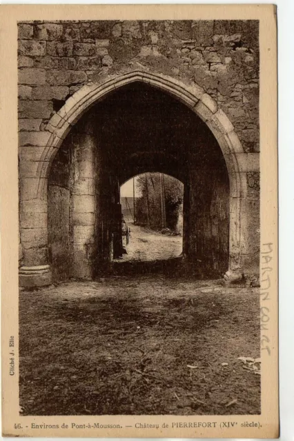 MARTINCOURT - Meurthe et Moselle - CPA 54 - le Chateau de Pierrefort XIVeme S.