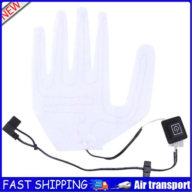 Heated Five-Finger Gloves Sheet Outdoor Cycling Hand Warmer (with Switch)