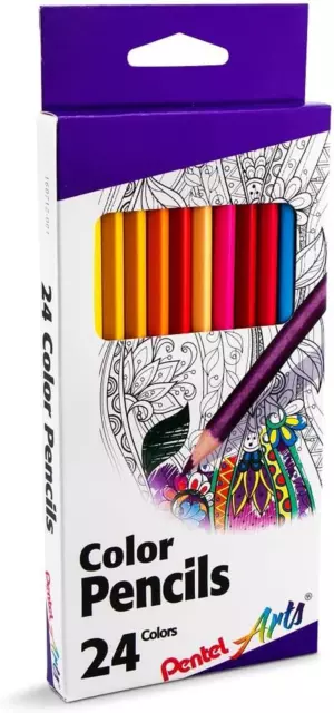 Lapices de Colores Artes Colores Surtidos Juego de 24 Artículos de Arte Nuevo