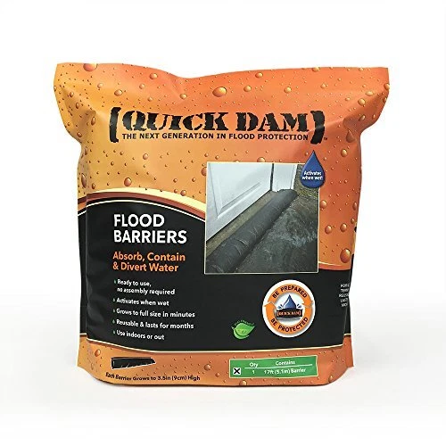 Quick Dam QD617-1 Flood Barriers 1 Pack Black