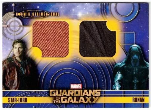 Guardians of the Galaxy 1: Cosmic Strings CSD-4 Star-Lord Ronan 2014 Upper Deck