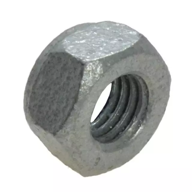 Qty 200 Hex Nyloc Nut M12 (12mm) Galvanised Class 6 Mechancial Galv Lock Insert 2