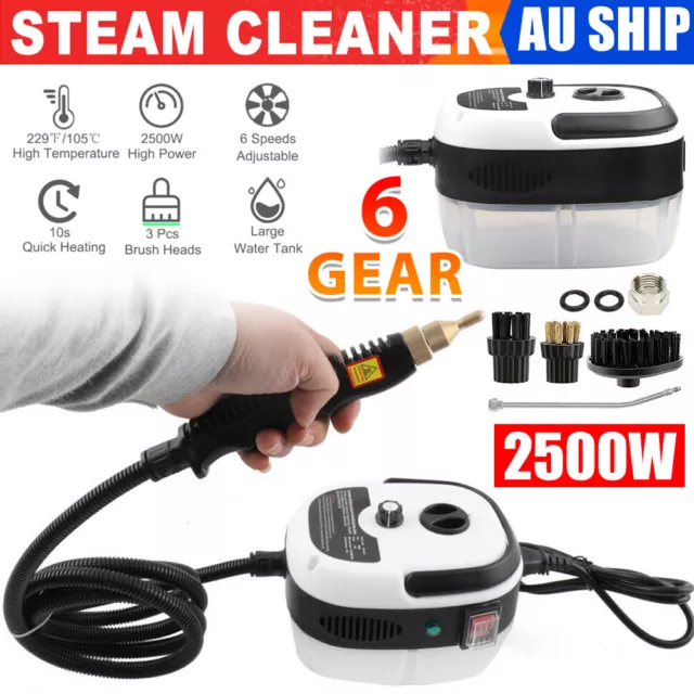 2500W Steam Cleaner Handheld Heating Steamer Cleaning Kitchen Carpet Furniture