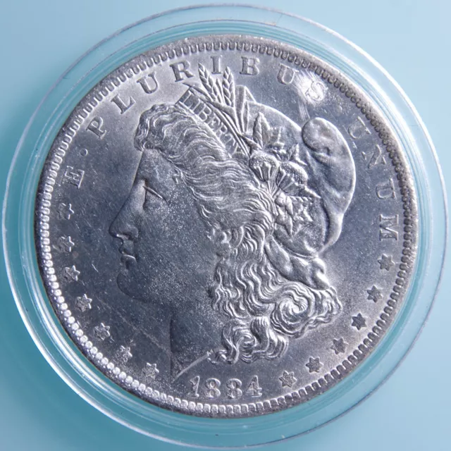 USA - 1 Dollar 1884 O - Morgan Dollar - New Orleans - Silber VZ