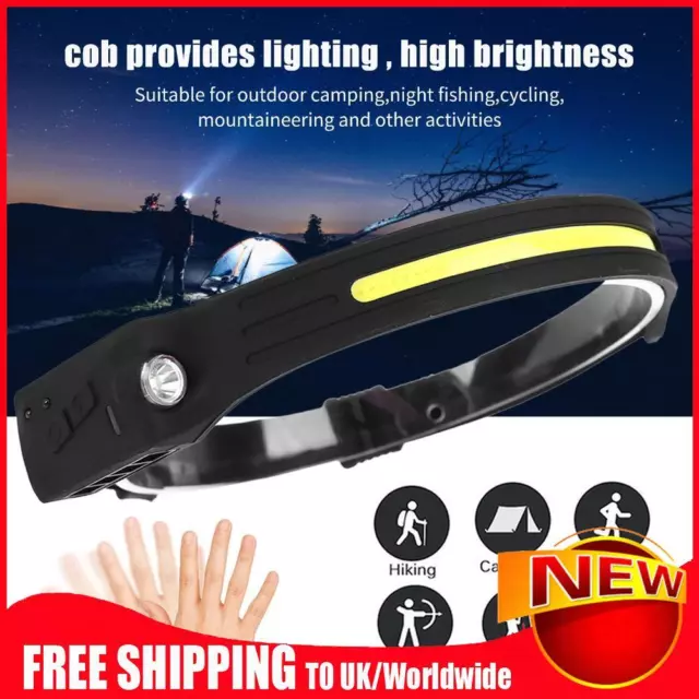 2Pcs Head Lamp IPX4 Waterproof Head Light for Running Camping Emergency Outdoors