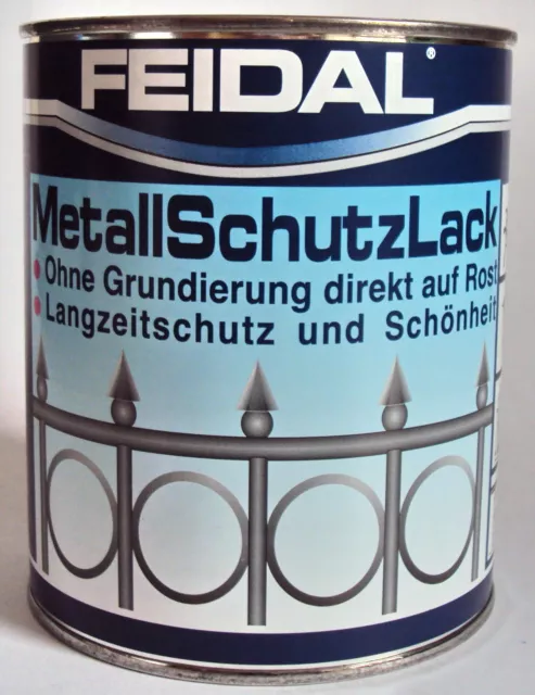 Feidal Metallschutzlack 3 in 1 Grundierung, Rostschutz u. Lack