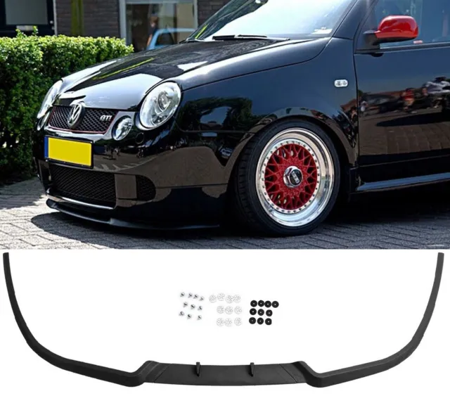 Fits for VW Polo 9N3 MK4 Front Bumper Cup Chin Spoiler Splitter Valance +  Screws