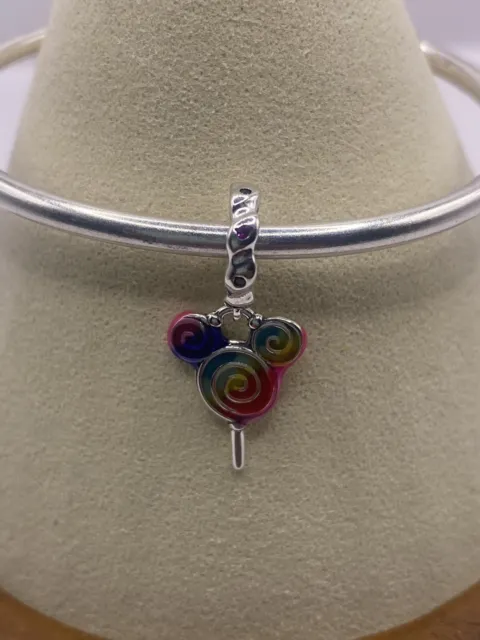 Rare Pandora Disney Parks Exclusive Sweet Treat Lollipop Charm