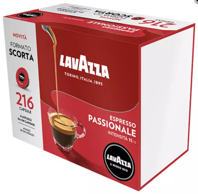 216 lavazza a modo mio PASSIONALE  capsules de cafe