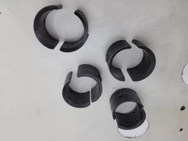 4 sets Hardinge  B26 Master Feed Finger Pads 2 1/4" used with bolt in soft pads