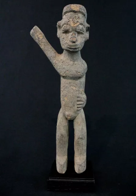 Arte Africano - Molto Antico Fetish Lobi Soclé Bateba " Thilbou Banyo " - 24 CMS