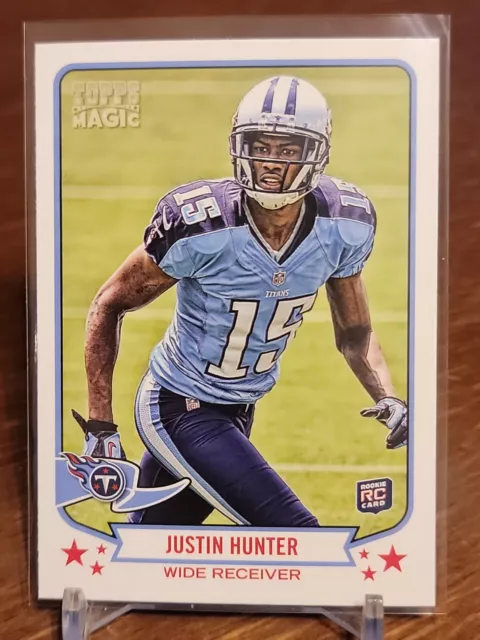 JUSTIN HUNTER 2013 Topps Magic RC Rookie #155 TENNESSEE TITANS