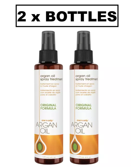 Babyliss Pro Argan Oil Moroccan Spray Treatment 177ml One N Only (2 x bottles)