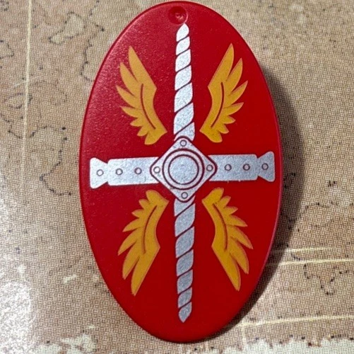 Pièces Playmobil Romains - Bouclier Ovale Légionnaire, Tente, Tribune - Occasion, Peut être Abîmé