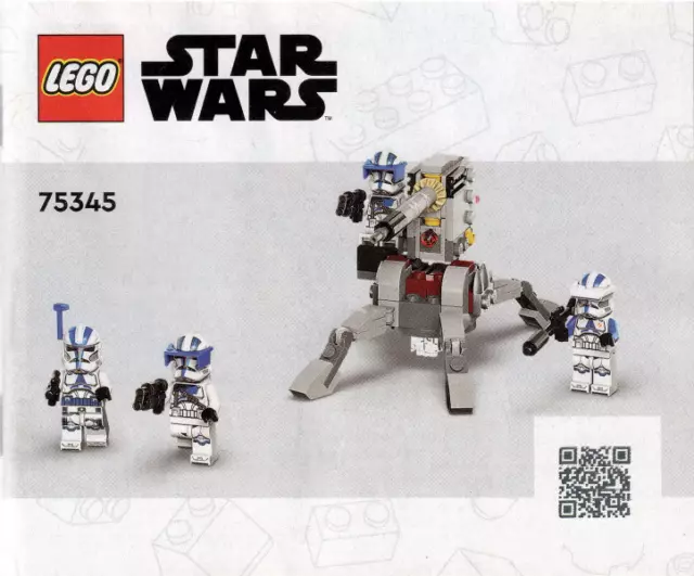 LEGO ® - Star Wars ™ - Set 75345 - 501st Clone Troopers Battle (Instruction)