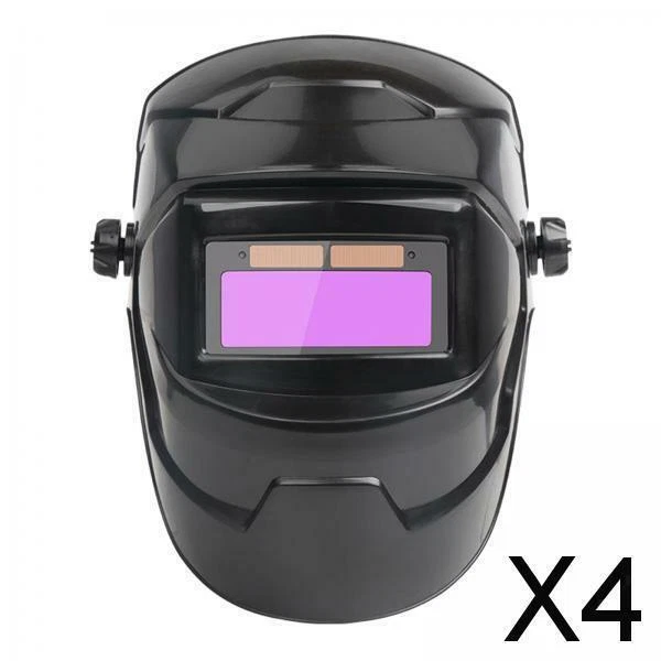 4x Auto Oscuramento Casco di Saldatura Regolabile Saldatore Professionale