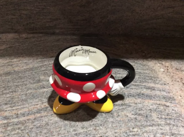 Disney Parks Best of Minnie Mouse Icon Body Signature Coffee Tea Mug Excel Cond