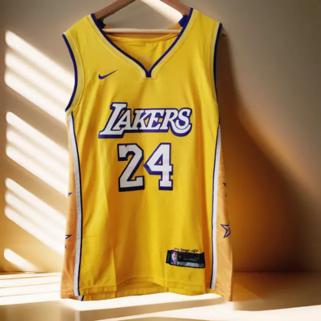 Kobe Bryant Los Angeles Lakers NBA Basketball Trikot Größe L guter Zustand