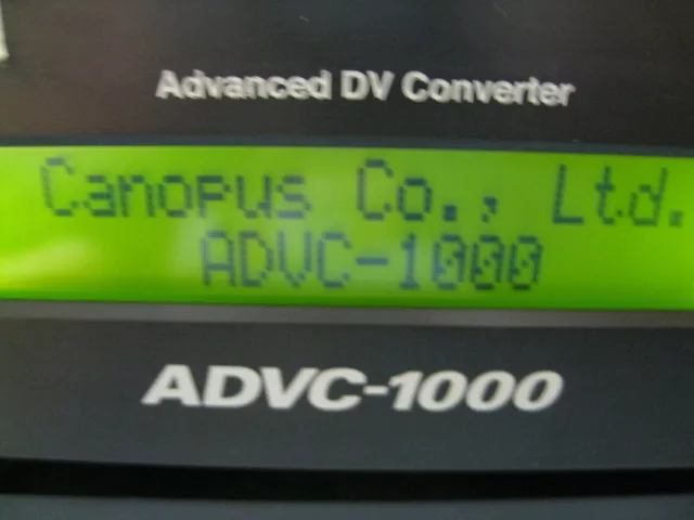 Convertisseur DV avancé Canopus ADVC-1000