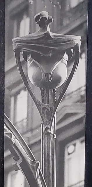 Lamp Detail, Metropolitan Station, Paris, France, Magic Lantern Glass Slide