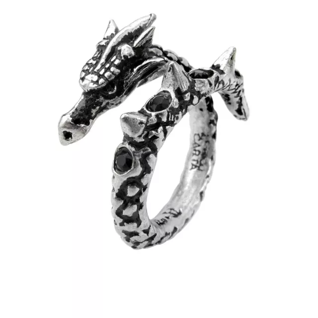 Alchemy Von England Gothic Vis Über Drachen Wrap Punk Fantasie Schmuck Ring R183 2