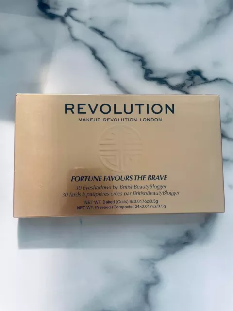 Makeup Revolution Glück Begünstigt Die Tapfere Lidschattenpalette. Neu