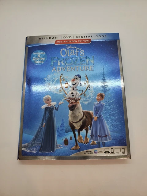DISNEY OLAF'S FROZEN Adventure Blu-ray Dvd Multi-Screen Edition $6.99 ...