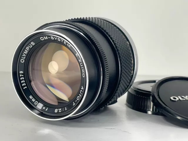 [ EXC+ 5] Olympus Om-system E. Zuiko Auto-t 100mm F/2.8 Mf Objectif De Japon