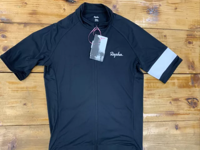 Rapha Mens Core SS Jersey Black Small BNWT