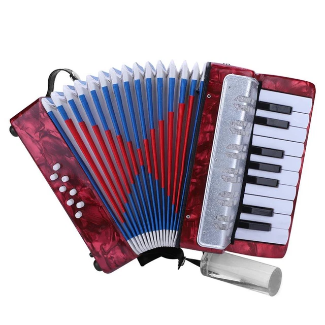 Bass Piano Accordion, 17 Key 8 Bass Piano Accordion Musical Instrument F