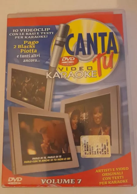 Dvd Karaoke Canta Tu Volume 7 - Video Karaoke Artisti E Video Originali Con Test