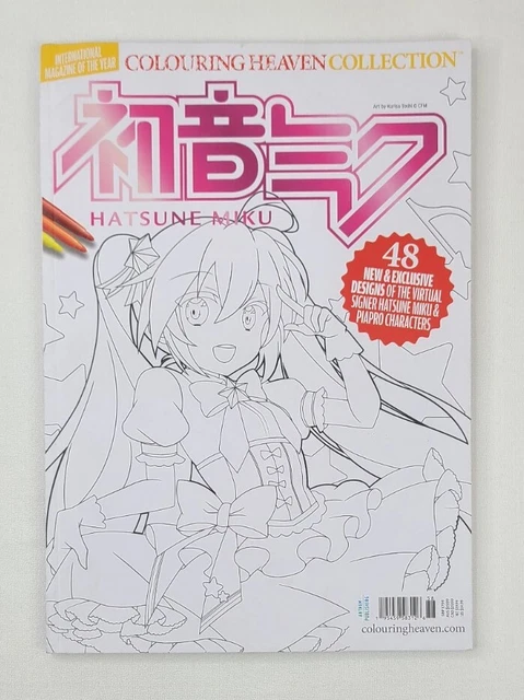 COLORING HEAVEN COLLECTION Hatsune Miku Issue 58 £11.82 - PicClick UK