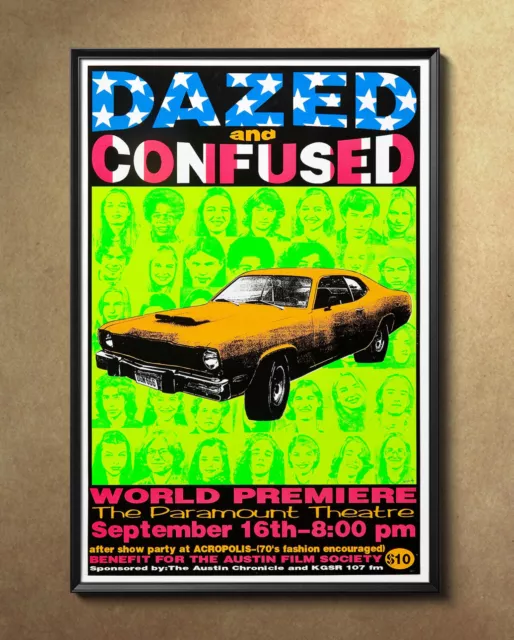 Dazed And Confused 1993 Movie Poster 24"x36" Borderless Glossy 9315